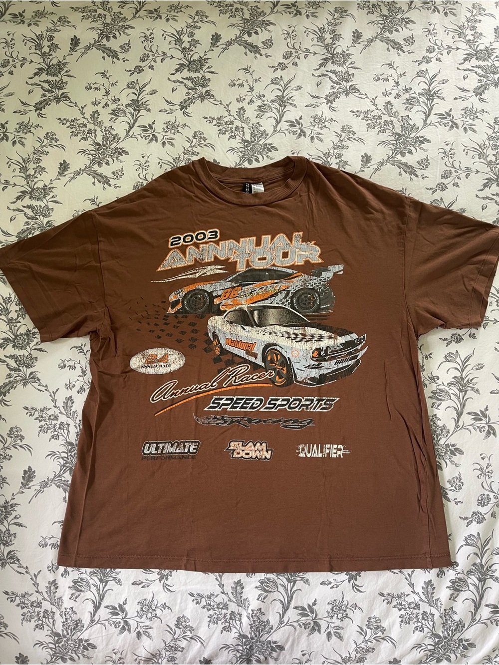 H&M Brown Short Sleeve T-Shirt